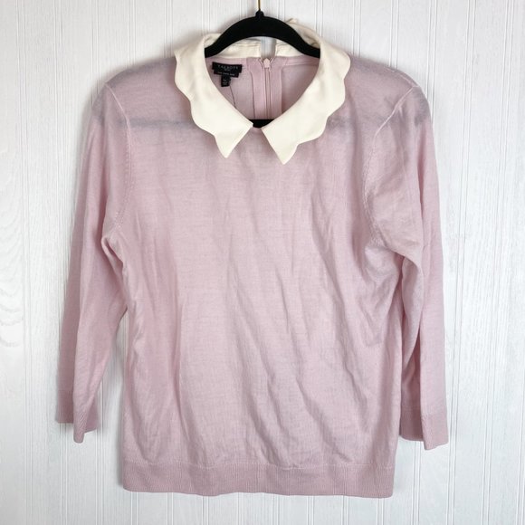 Talbots Sweaters - Talbot‎ pink wool sweater NWT large P